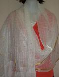 White Georgette Doria Dupatta Chunni Stole #2332